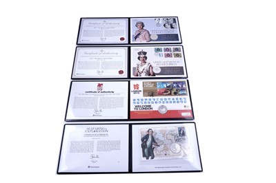 Lot 88 - A selection of Westminster silver coin presentation covers