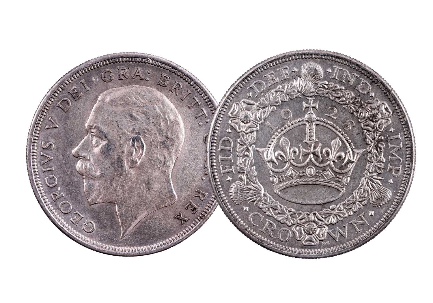 Lot 89 - George V silver Wreath Crown