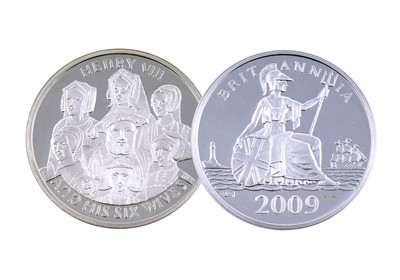 Lot 94 - Westminster Elizabeth II silver Henry VIII 5oz Britannia