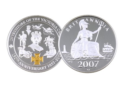 Lot 97 - Westminster Queen Elizabeth II silver Victoria Cross Winners 5oz Proof Medallion