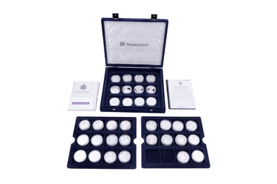 Lot 102 - Westminster Elizabeth II Diamond Wedding Silver Coin Collection