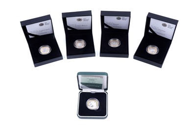 Lot 122 - Royal Mint Queen Elizabeth II two-pound silver proof coins