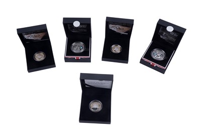 Lot 123 - Royal Mint Olympic 2012 interest silver proof coins