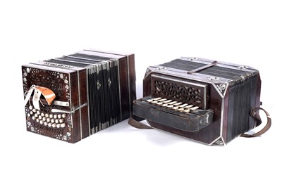 Lot 6 - A Bandoneon concertina; and another