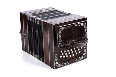 Lot 6 - A Bandoneon concertina; and another