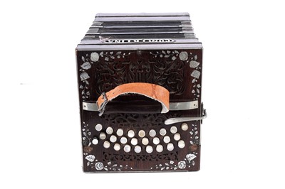 Lot 6 - A Bandoneon concertina; and another