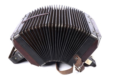 Lot 6 - A Bandoneon concertina; and another