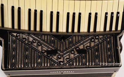 Lot 1 - A Crucianelli piano accordion