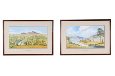 Lot 4 - W. Fisher - A pair of landscapes | oil