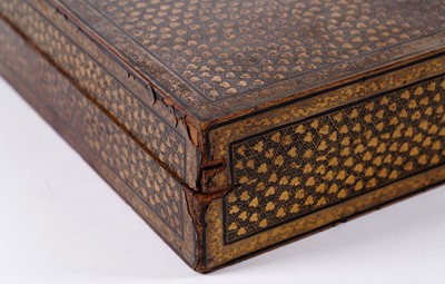 Lot 471 - A 19th Century Chinese lacquered games box