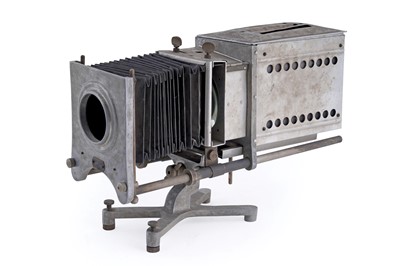 Lot 457 - A large collection of early 20th Century glass Magic Lantern slides; and a ‘Optiscope’ projector