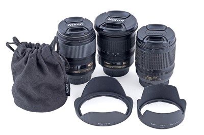 Lot 518 - Three Nikon lenses