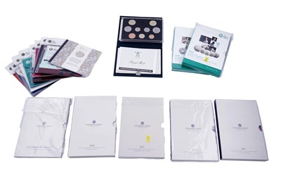 Lot 170 - A selection of Royal Mint brilliant uncirculated coins; and two-pound coin presentation packs