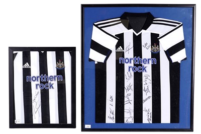 Lot 414 - Two signed Newcastle United shirts