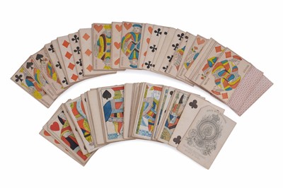 Lot 19th Century playing cards