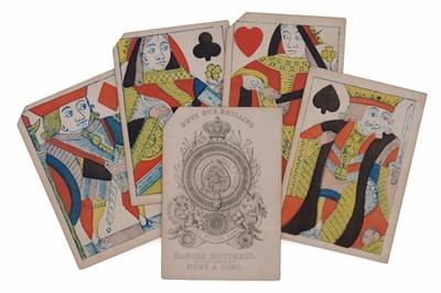 Lot 19th Century playing cards