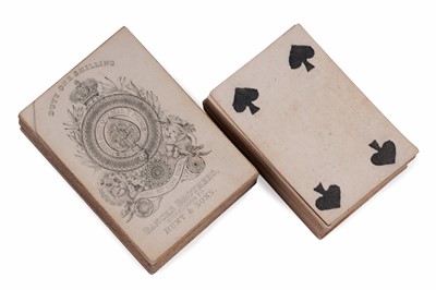 Lot 19th Century playing cards