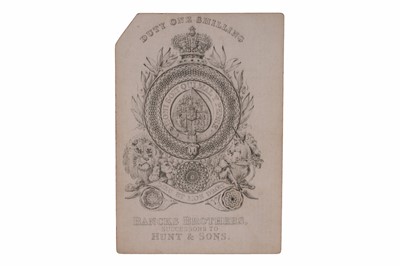 Lot 19th Century playing cards