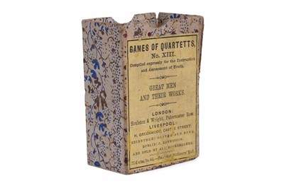 Lot Mid-19th Century Games Of Quartetts No. XIII