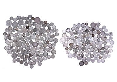 Lot 145 - A collection of silver content British coinage