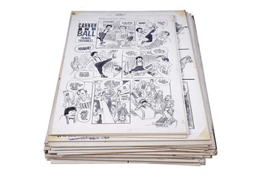 Lot 324 - Artwork for Look-in’s Cannon and Ball