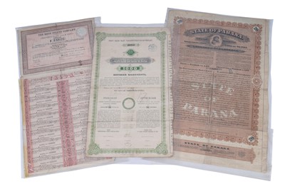 Lot 473 - Scripophily: a collection of early 20th Century bonds