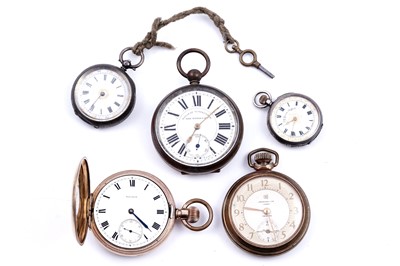Lot 316 - A collection of 19th and 20th Century fob and pocket watches