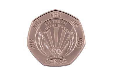 Lot 4 - Royal Mint Queen Elizabeth II 50 Years of the NHS fifty-pence coins