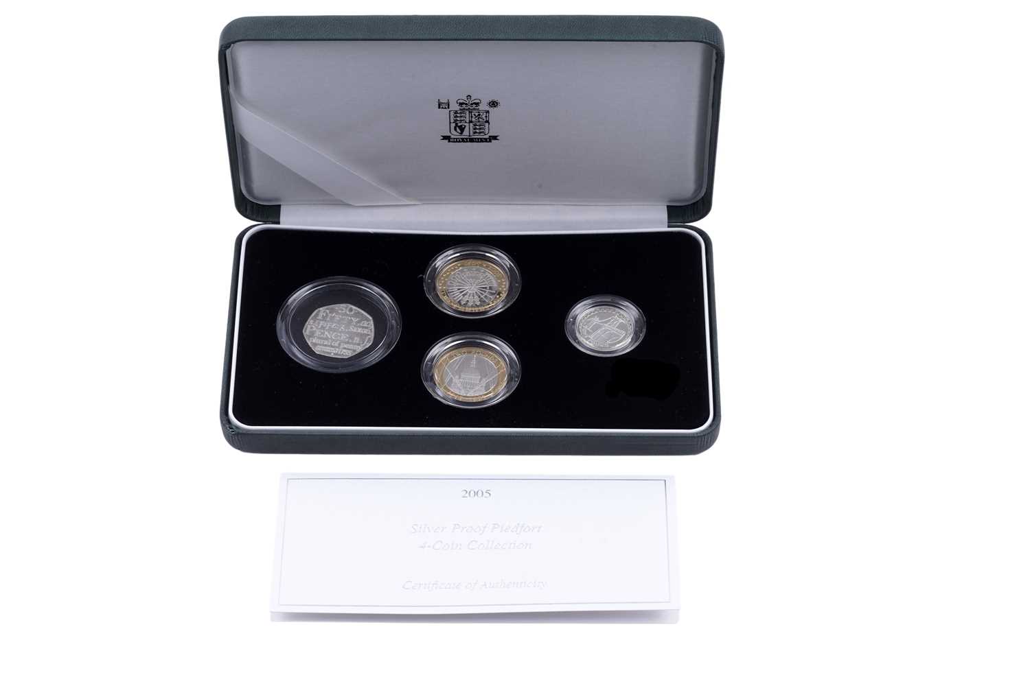 Lot 14 - Royal Mint Queen Elizabeth II Silver Proof Piedfort Four-Coin Collection