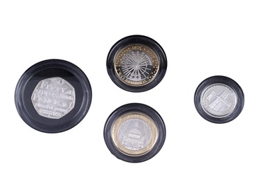 Lot 14 - Royal Mint Queen Elizabeth II Silver Proof Piedfort Four-Coin Collection