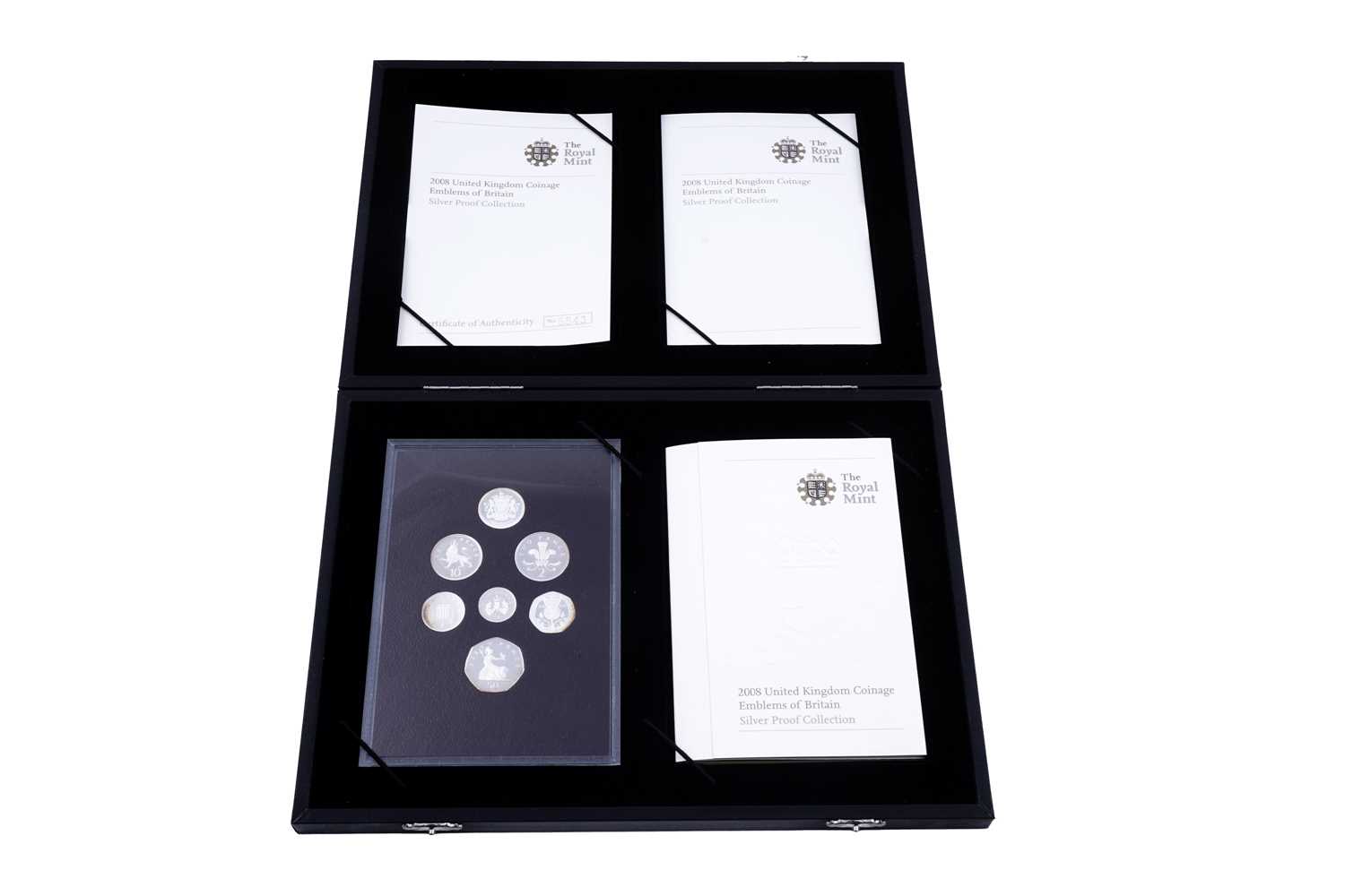 Lot 15 - Royal Mint Queen Elizabeth II silver proof Emblems of Britain coinage