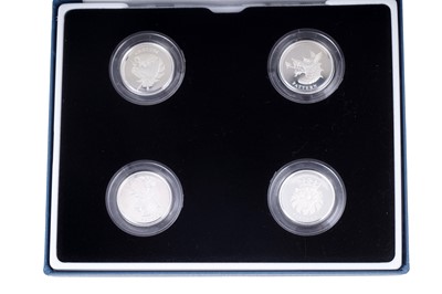 Lot 16 - A selection of mainly Royal Mint Queen Elizabeth II silver proof one-pound coins