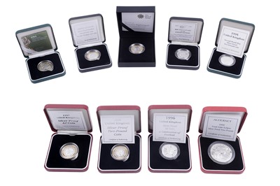 Lot 19 - Royal Mint Queen Elizabeth II silver proof two-pound coins