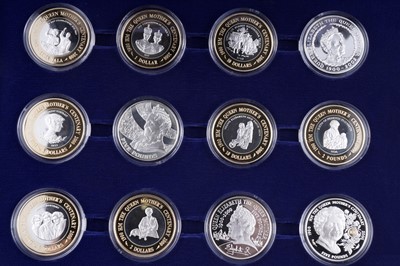Lot 22 - Royal Mint Queen Elizabeth II Silver Proof the Queen Mother Memorial Collection