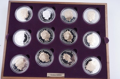 Lot 23 - Royal Mint Queen Elizabeth II silver proof Golden Jubilee Collection