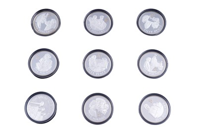Lot 25 - Royal Mint Queen Elizabeth II Silver Proof 80th Birthday Fifteen-Coin Set