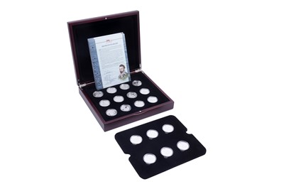 Lot 26 - Royal Mint Queen Elizabeth II Silver Proof History Of The Royal Navy Collection Of Eighteen Coins