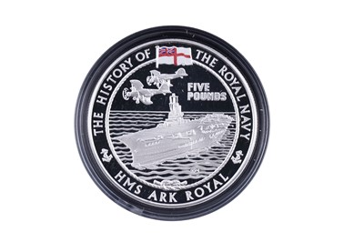 Lot 26 - Royal Mint Queen Elizabeth II Silver Proof History Of The Royal Navy Collection Of Eighteen Coins