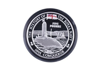 Lot 26 - Royal Mint Queen Elizabeth II Silver Proof History Of The Royal Navy Collection Of Eighteen Coins