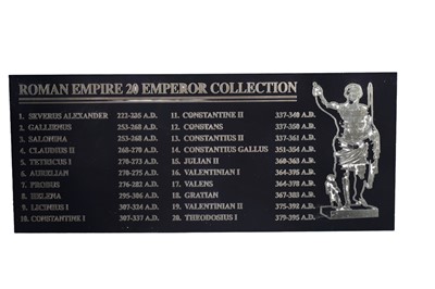 Lot 27 - Royal Mint Roman Empire 14-Emperor Collection; and 20-Emperor Collection