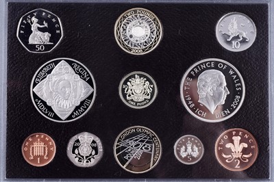 Lot 28 - Nineteen Royal Mint proof coin collection sets; and other coinage