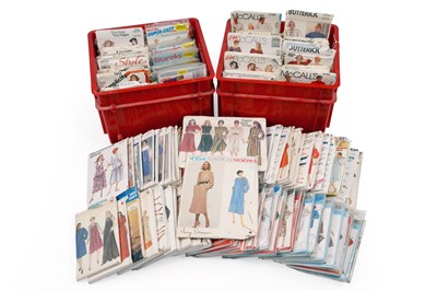 Lot 593 - Three boxes of vintage dress patterns