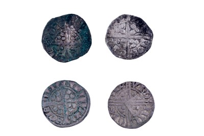 Lot 34 - 13th/14th Century English hammered silver pennies