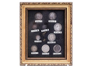 Lot 36 - A selection of House of Hanover and Windsor silver coinage