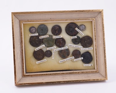 Lot 38 - A large selection of Roman coinage