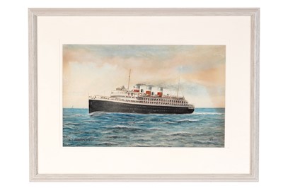 Lot 42 - William Fergie - S.S. Prince Ropert | watercolour