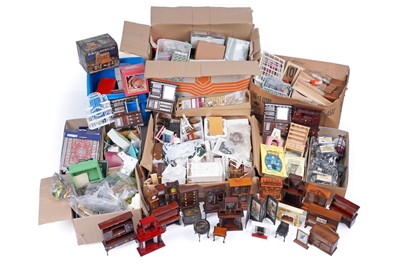 Lot 542 - A large collection of modern doll's house furniture and accessories