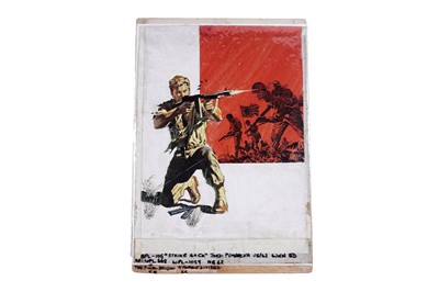 Lot 363 - Original artwork for Battle Picture Library No 105 ‘Strike Back’