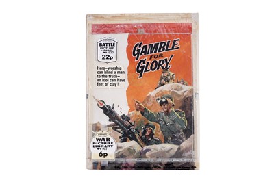 Lot 364 - Original artwork for Battle Picture Library No 250 ‘Gamble For Glory’