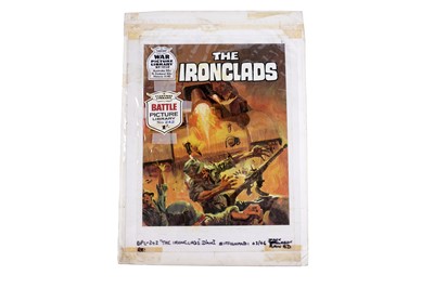 Lot 369 - Original artwork for Battle Picture Library No. 242 ‘The Ironclads’